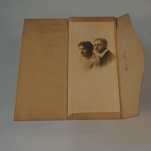 Art And Flo Antique Cabinet Card Photo Heinemann Studio Chicago IL